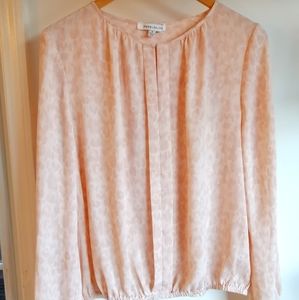2/$15 Blush leopard print blouse